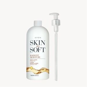 Avon Skin so Soft Radiant Moisture Body Lotion 1L NWT